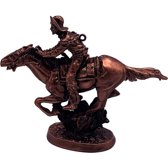 Hallmark Keepsake 1998 Pony Express Rider Old West Christmas Ornament in Box - Picture 4 of 6